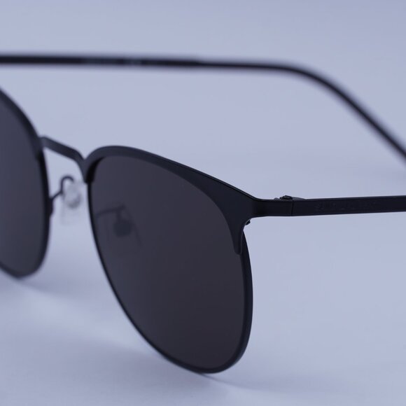 Saint Laurent SL 350 SLIM 003 Sunglasses Black Square Frame, Black Lenses - Picture 2 of 10